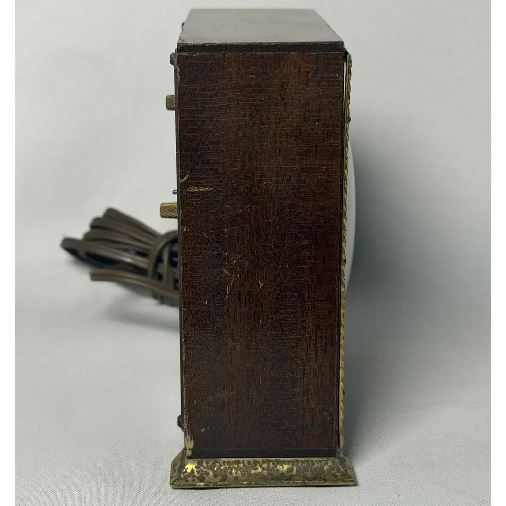 VTG Seth Thomas Poise E.861-000 Wood Electric Alarm Clock Working